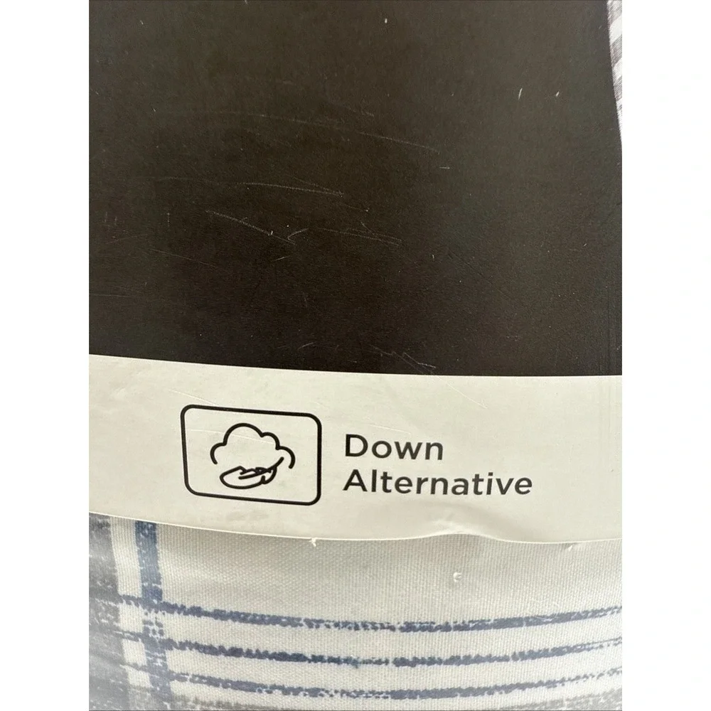 Home Expressions Comforter Twin/Twin XL Plaid‎ Ultra Soft Down Alt Reversible